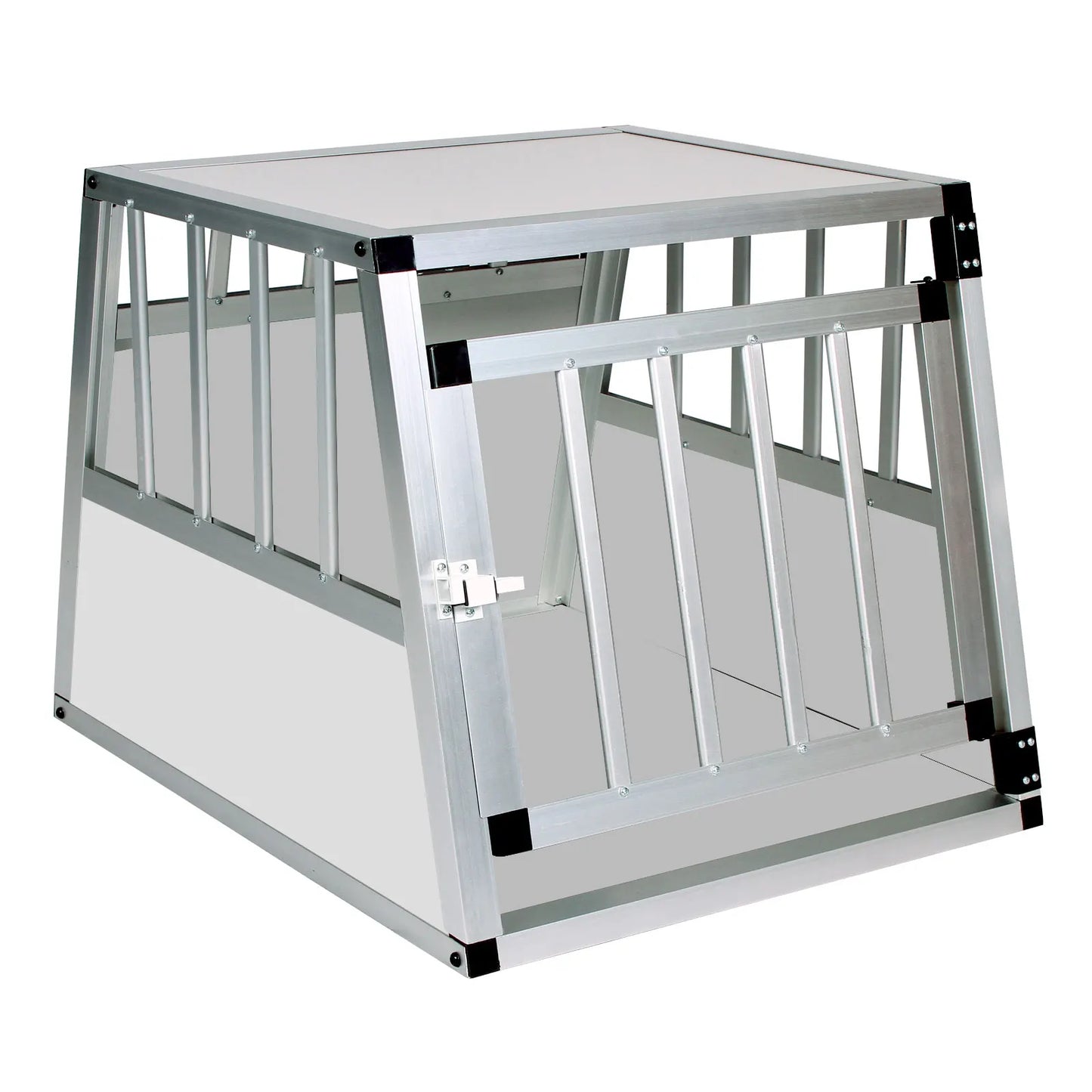 Robuste Aluminium Transportbox für Hunde und Katzen