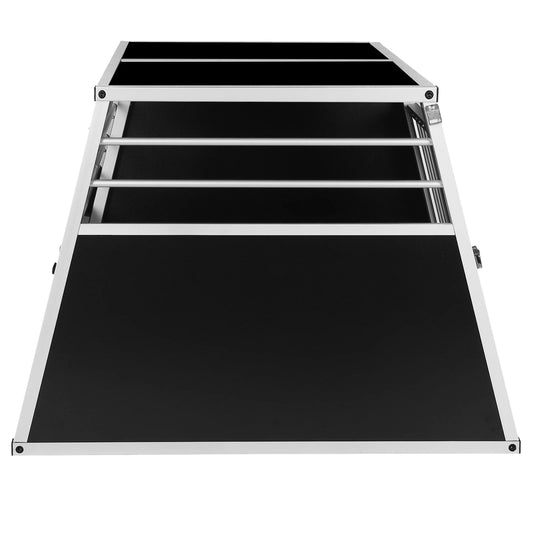 Aluminium Transportbox für Hunde für sicheres Reisen im Auto