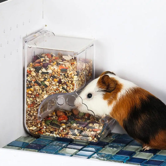 Automatischer Futterspender aus Kunststoff für Hamster und Kaninchen