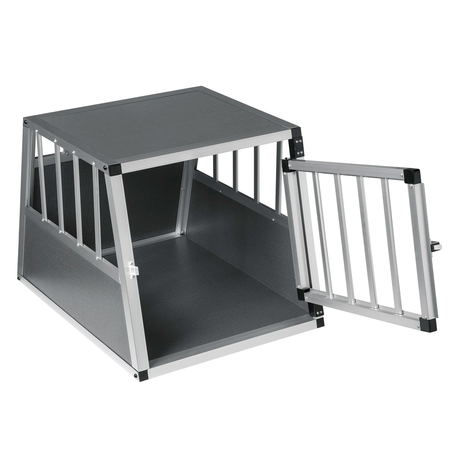 Robuste Aluminium Transportbox für Hunde und Katzen
