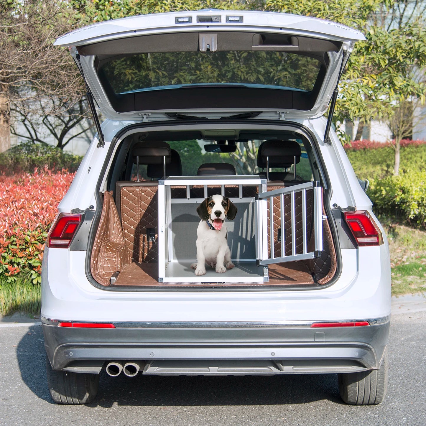 Robuste Aluminium Transportbox für Hunde und Katzen