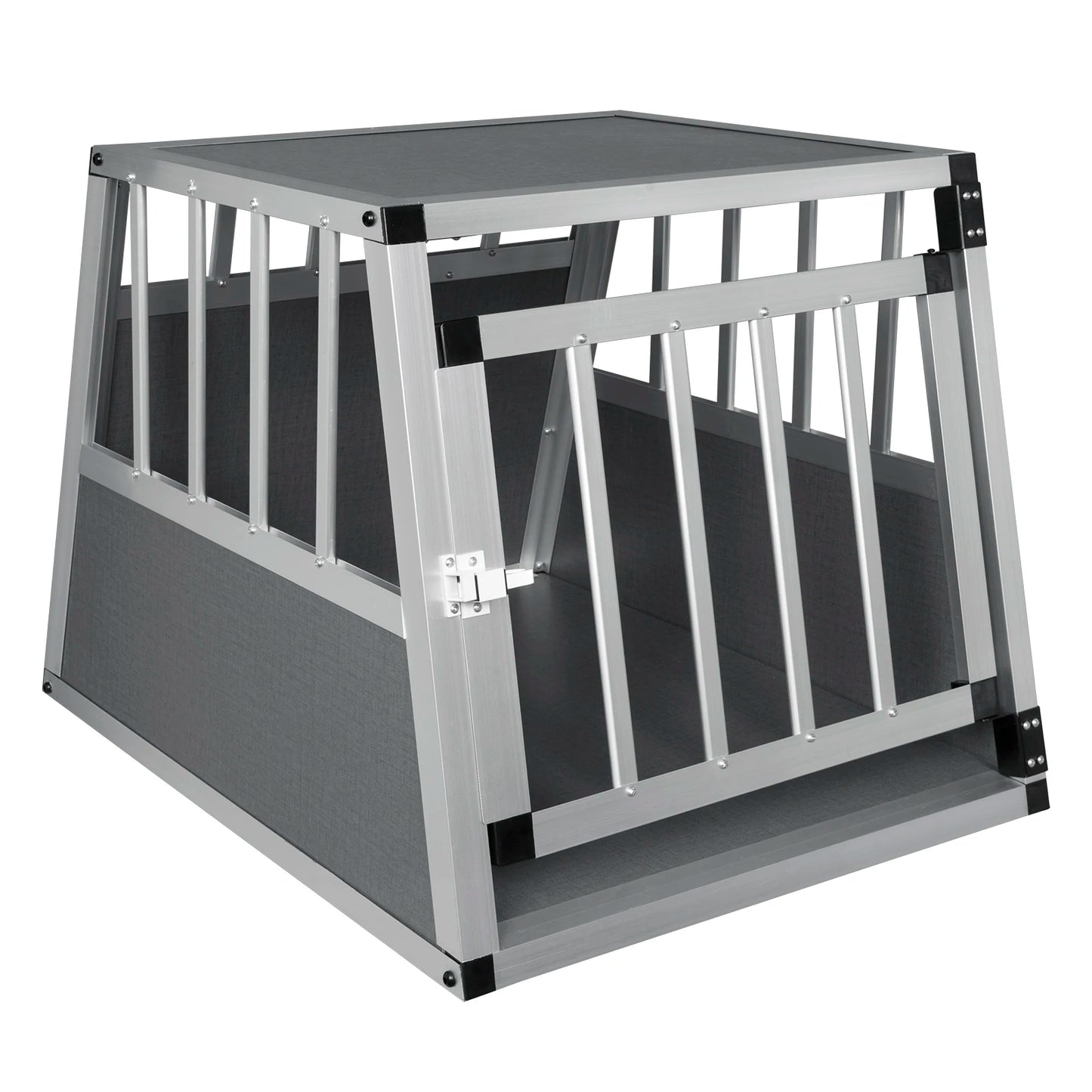 Robuste Aluminium Transportbox für Hunde und Katzen