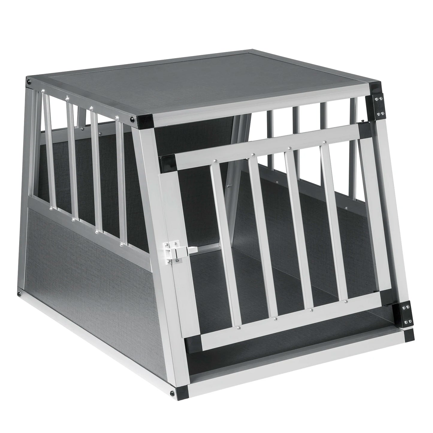 Robuste Aluminium Transportbox für Hunde und Katzen