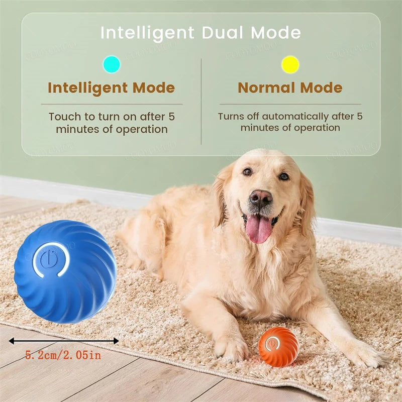 Intelligenter Spielball für Hunde und Katzen mit automatischer Bewegung