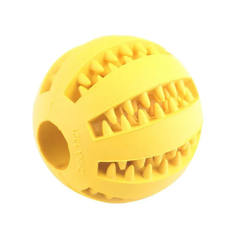 Interaktiver Spielzeugball für Hunde und Katzen aus ungiftigem Gummi