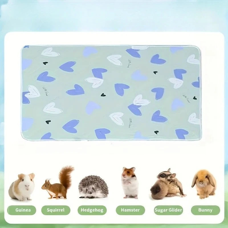Weiche waschbare Matte für Meerschweinchen und Hamster