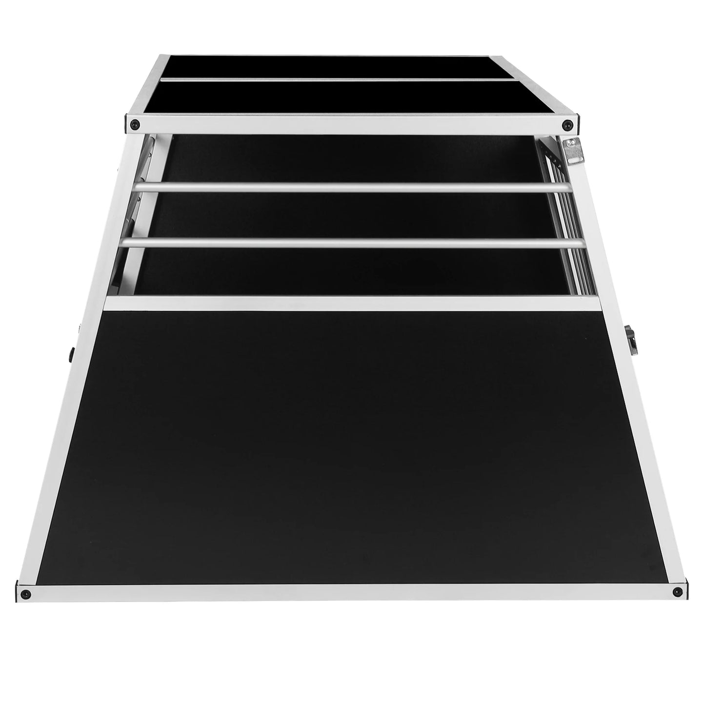 Aluminium Transportbox für Hunde für sicheres Reisen im Auto