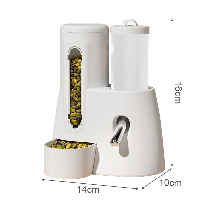 Automatischer Futter- und Wasserspender für kleine Tiere