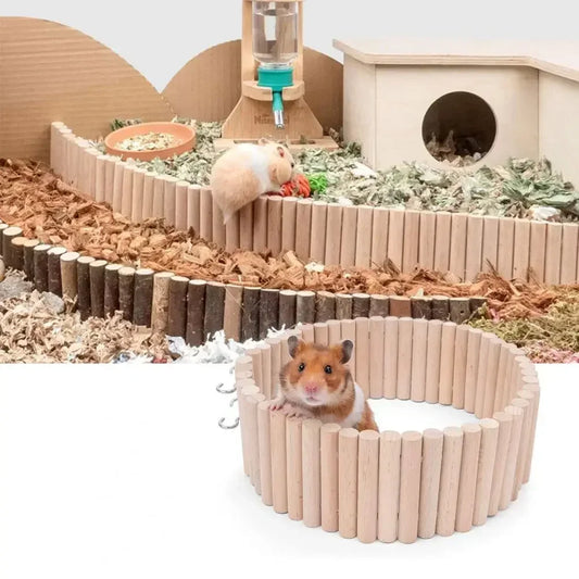 Naturholz Kletterbrücke für Hamster und Vögel