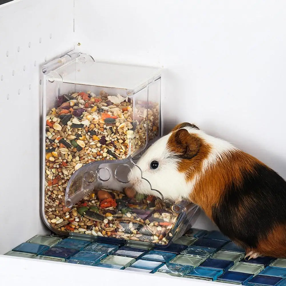 Automatischer Futterspender aus Kunststoff für Hamster und Kaninchen