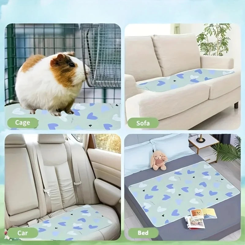 Weiche waschbare Matte für Meerschweinchen und Hamster