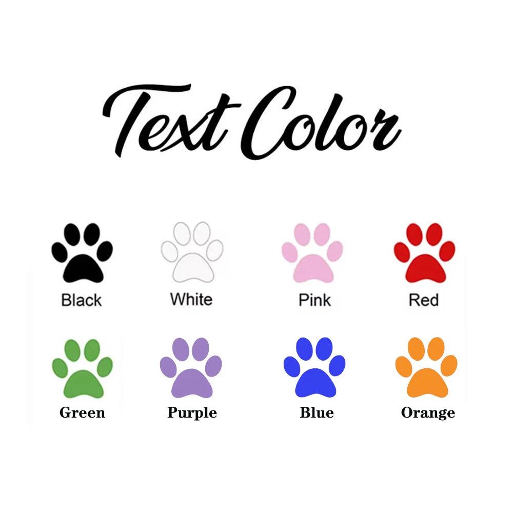 Individuell gestaltete Edelstahlschüssel für Haustiere mit Namen