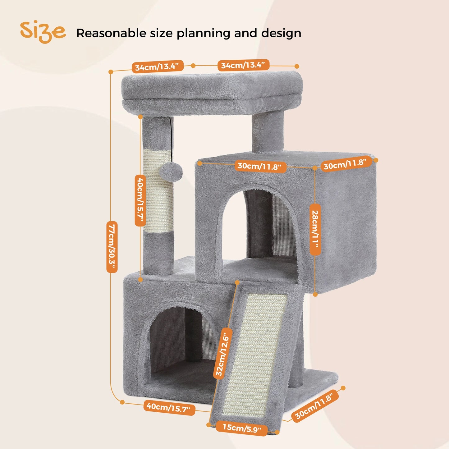 Vielseitiger Katzenbaum für Ihr Zuhause