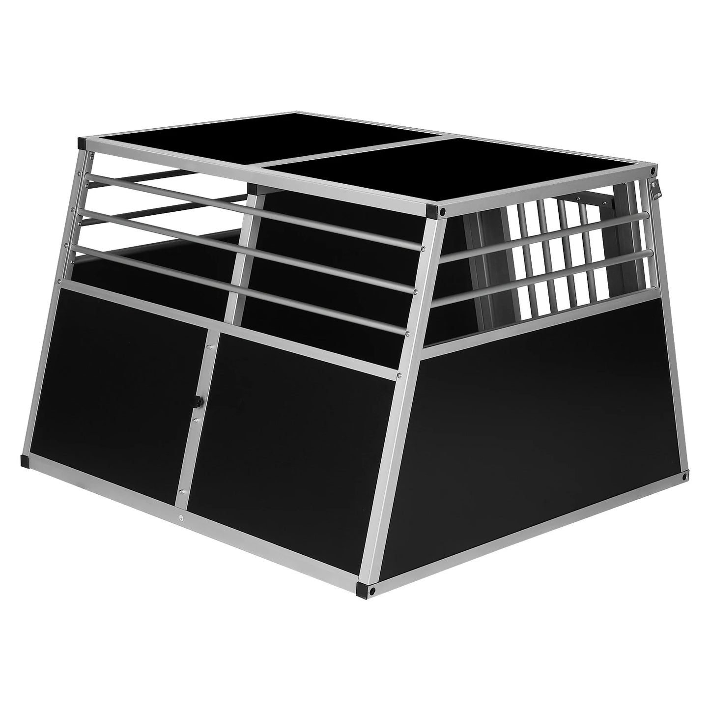 Aluminium Transportbox für Hunde für sicheres Reisen im Auto