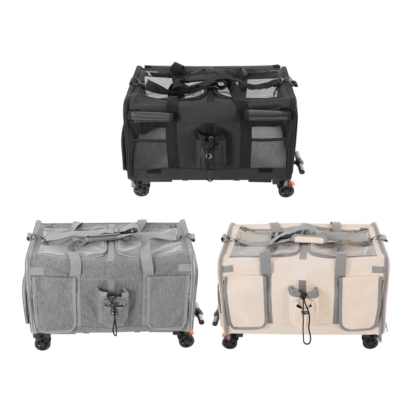 Tierfreundlicher Transportwagen mit Rädern für Katzen und Hunde