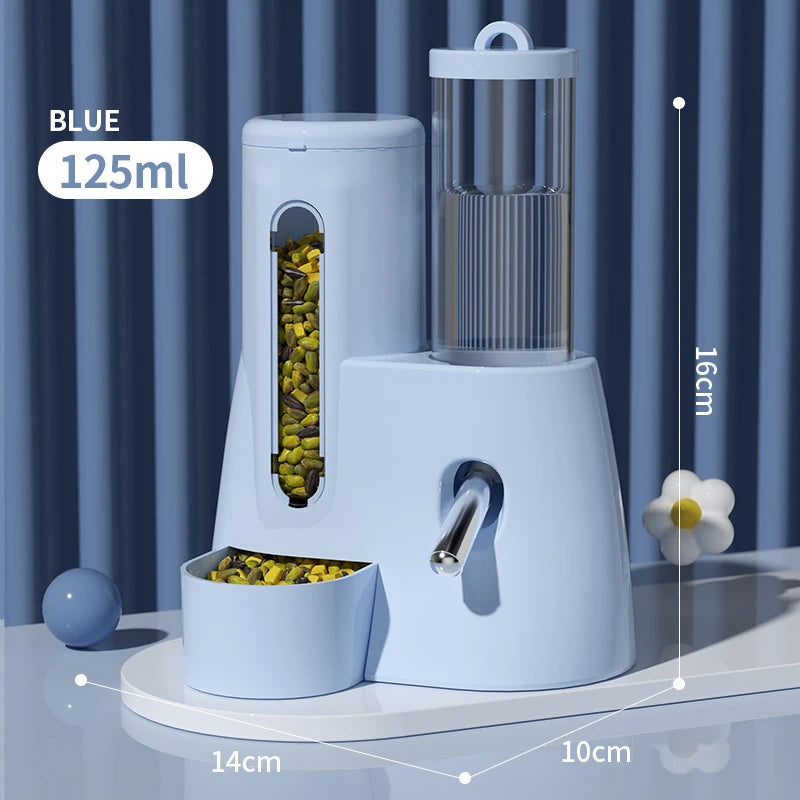 Automatischer Futter- und Wasserspender für kleine Tiere