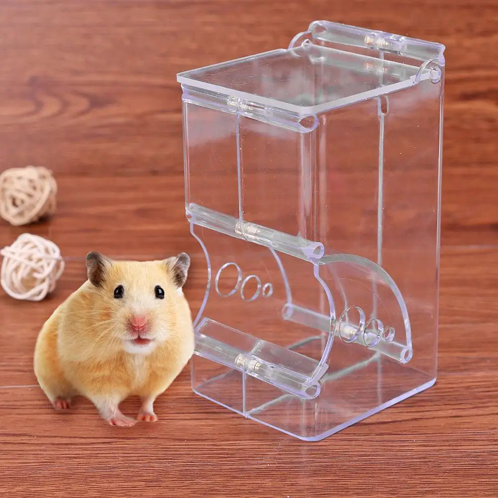 Automatischer Futterspender aus Kunststoff für Hamster und Kaninchen