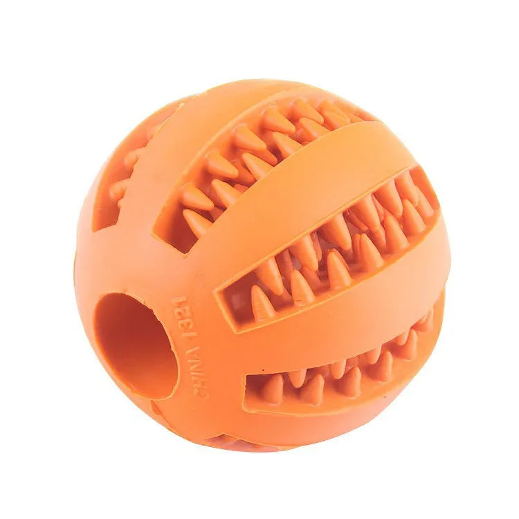 Interaktiver Spielzeugball für Hunde und Katzen aus ungiftigem Gummi