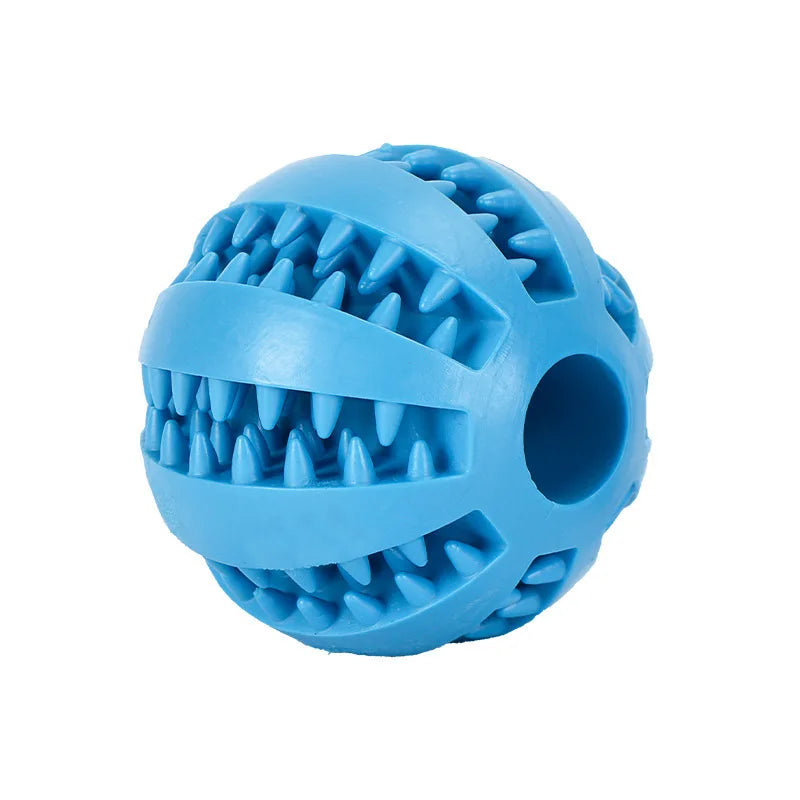 Robuster Spielball aus Gummi für Hunde und Katzen zur Zahnpflege