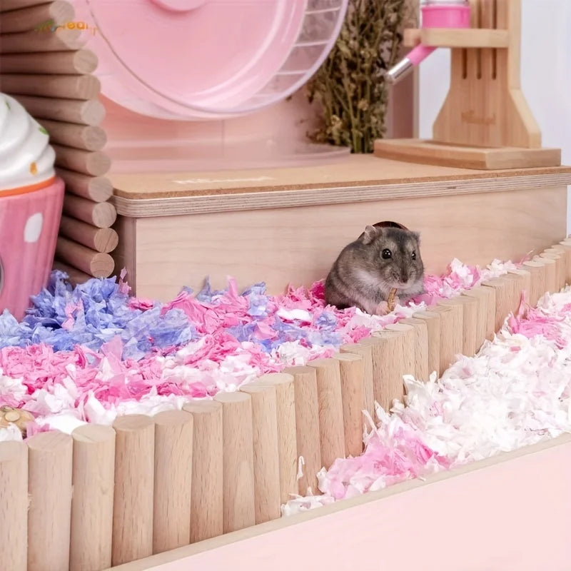 Naturholz Kletterbrücke für Hamster und Vögel