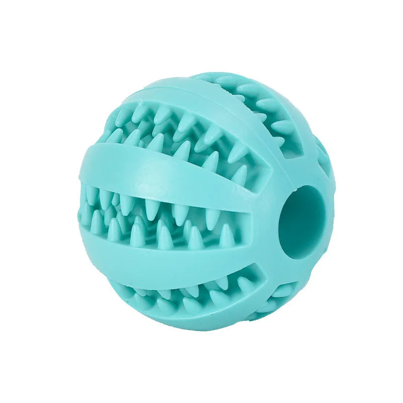 Robuster Spielball aus Gummi für Hunde und Katzen zur Zahnpflege